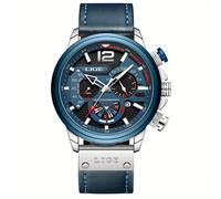 TEMU LIGE Reloj de Cuarzo para Hombre Moda Pequeño Reloj de Código de Temporización Reloj Deportivo Calendario Multifuncional Reloj con Luz Nocturna