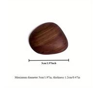 TEMU Llavero de madera de nogal con respaldo magnético - Organizador de pared para llaves, decoración elegante para el hogar, fácil instalación, construcción de madera , colgador de llaves de pared
