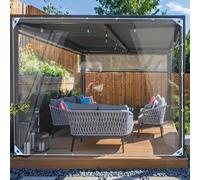 TEMU Lona Impermeable Multiusos para Exteriores, Lona Impermeable Transparente de Gran Área y Colores, Lona de Lluvia con Bordes Engrosados