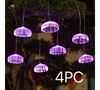 TEMU Luces de medusa colgantes RGB navideñas, 4 unidades, para habitaciones, jardines al , patios y celebraciones festivas