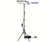 TEMU Luces de Trabajo 144/96/50 LED con Soporte, 5V, 6000K, con Enchufe USB y Cable de 1.5m/2m, Foco Plegable con para , Garaje y Sitio de Trabajo