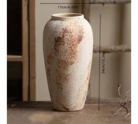 TEMU Macetas de Cerámica Vintage - Maceteros Rústicos con Manchas Blancas para Interior/Exterior, Formas Irregulares y Duraderas, Ideales para Decoración del Hogar u Oficina, Perfectas para Plantas y