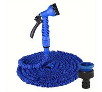 TEMU Manguera de jardín y pistola rociadora, manguera de jardín expandible, rociador de agua flexible y expandible, adecuada para riego, de autos, boquillas, césped y limpieza del hogar