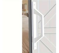 TEMU Manija para puerta corredera de aleación de aluminio, manija de empujar y tirar, manija de superficie para puertas de plástico-acero, ventanas, y puertas de madera de cocina