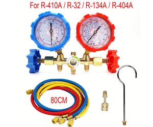 TEMU Manómetro de carga de refrigerante R410A para aire acondicionado automotriz, manómetro de presión de refrigerante, medidor de refrigerante