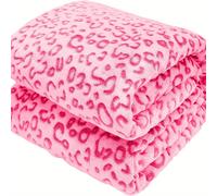 TEMU Manta De Lanzamiento De Leopardo Y Esponjosa De 1 Pieza Para Sofá, Cama, Sofá, Oficina, , Camping - Manta De Jacquard De Franela Y Forro Polar Para Mayor Comodidad Acogedora