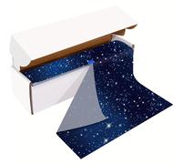 TEMU Mantel Espacial de 54 pulgadas x , Mantel Noche Estrellada, Mantel de Plástico Desechable con Deslizante, Adecuado para Decoraciones de Temáticas (Azul)