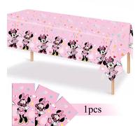 TEMU Mantel individual de 1 pieza de la serie Minnie Mouse | Tema | Decoración para restaurante y hogar, mantel decorativo para Pascua, Día de Acción de Gracias y San Valentín