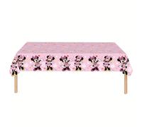 TEMU Mantel Temático Minnie Rosa, para Fiestas de , Reuniones de y Festivales. Decoración Ideal para Halloween y Navidad, y También para Uso en el Hogar, Cocina, Comedor y Picnic