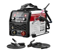 TEMU Máquina de Soldadura ANDELI 135A MIG/Lift Tig/Stick Multiproceso con Pantalla , Soldadora Inverter IGBT 230V con Pistola Tig y Tig