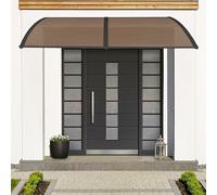 TEMU Marquesina de Protección Solar para Exteriores 100x200cm con de Aluminio y Tablero de Policarbonato Hueco PC, Cubierta para Ventanas, , Patio o