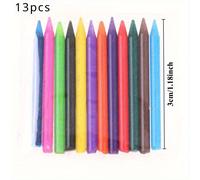 TEMU Materiales en Miniatura - Crayones Pequeños, Set Acuarela y Brochas para Decoración del Salón (No Requiere Energía)