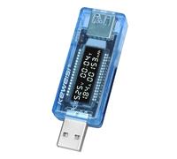 TEMU Medidor de Tensión y Corriente, Probador de Batería con Capacidad USB, Medidor de Carga y Energía para de