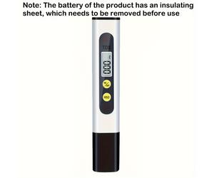 TEMU Medidor TDS digital para agua 0-9990 ppm, analizador y monitor de calidad del agua potable, filtro, bolígrafo medidor TDS-M2 digital LCD portátil