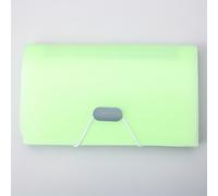 TEMU Mini Bolsa Organizadora A6 con 13 Barras de Caramelos Coloridas, Ideal para Material de Oficina y Almacenamiento de Recibos Multicapa