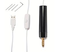 TEMU Mini taladros eléctricos portátiles de con micro USB 5V para joyería, manualidades de madera DIY, herramientas para metal, madera y joyería
