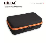 TEMU Mochila-bolsa de herramientas Hilda, estuche de almacenamiento de accesorios de tela Oxford para amoladora eléctrica y taladro, práctica para electricistas la instalación o el , 37x23x12cm