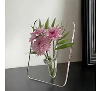 TEMU Moderno de Acrílico Transparente - Rectangular Resistente con Diseño de , de Mesa Moderno para Hogar y Oficina, Decoración Minimalista para Escritorio, Decoración del Hogar, Decorativo