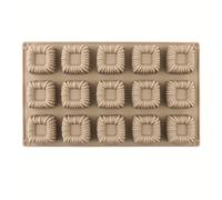 TEMU Molde cuadrado de silicona para mousse, paquete de 1, molde de silicona para postres de mousse , diseño antiadherente, se puede usar para hornear, hacer pasteles, caramelos, , pudines, mousse