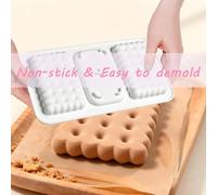 TEMU Molde de Silicona para Galletas 3D, Molde para Decorar Pasteles de Sándwich