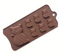 TEMU Molde de silicona para pastel con forma de de 7 cavidades, molde para galletas , molde para hornear con forma de animal, molde para fondant, herramientas de cocina para hornear, grado alimenticio