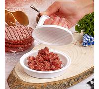 TEMU Molde para Hamburguesas, Anillo de Tamaño , Prensa de Hamburguesas de Fácil , Ideal para Accesorios de Parrilla - Pieza