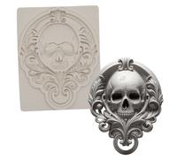 TEMU Moldes de silicona para Halloween, herramientas de decoración de pasteles de goma, moldes para manualidades de dulces, moldes de resina para dar forma a chocolate, herramientas para hornear