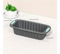 TEMU Moldes de silicona para pan, molde rectangular de silicona antiadherente de fácil para hornear pasteles, albóndigas de carne, pan de , brownies y quiches