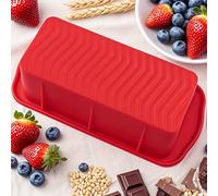 TEMU Moldes para hornear, Moldes rectangulares individuales de silicona para pasteles, Moldes para tostadas, Hornos domésticos, Scones grandes