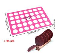 TEMU Moldes redondos de silicona crujientes para chocolate, dulces y postres, moldes de galletas de de , herramientas de horneado para decorar piezas delgadas y crujientes