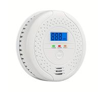 TEMU Monitor portátil de calidad del aire para detección de monóxido de carbono, batería (batería no incluida), fácil instalación, pantalla digital