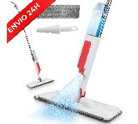 TEMU Mopa Spray Pulverizadora con Cabezal 360° y Mango Telescópico 126 cm - Limpieza de Suelos, Paredes y Azulejos