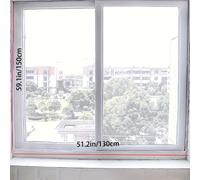 TEMU Mosquitera Autoadhesiva para Ventanas con Diseño de Panal, Sin Necesidad de Taladrar, Pantalla Invisible, Venta por Individual