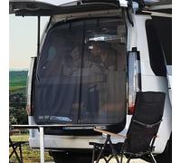 TEMU Mosquitera para portón trasero 170X150 cm, cortina parasol magnética para puertas traseras, adecuada para autocaravanas T4, T5, y RV
