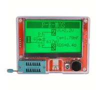 TEMU Multímetro Probador de Transistores LCR-T10H con Pantalla TFT Colorida para Triodo MOS/PNP/NPN Condensador Resistencia Transistor