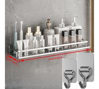 TEMU Organizador de baño de pared - Estante multiusos para artículos de tocador, geles de ducha y cosméticos, estanterías