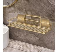 TEMU Organizador de Baño en Pared Grande/Pequeño de Acero Inoxidable, Sin Necesidad de Taladrar, Problemas de Almacenamiento Desordenado, Fácil Acceso, Estante para Artículos de y Botellas Cosméticas