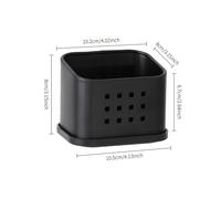 TEMU Organizador de estante para esponjas de cocina de acero inoxidable con rejilla para colocar las esponjas, drenaje de agua