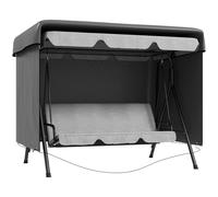 TEMU Outsunny Balancín Jardín Columpio Jardín Exterior Cubierta de Columpio con Cremallera Impermeable 215x155x150 cm