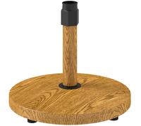 TEMU Outsunny Base para Sombrilla Redonda Soporte para Parasol Pie para Sombrilla con Relleno de Cemento Peso 24, 5 kg para Jardín Natural