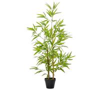 TEMU Outsunny Planta Artificial de Bambu 120 cm Arbol Artificial en Decorativa para Hogar Salon Oficina 15.5x120 cm Verde
