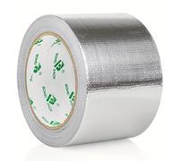 TEMU PACK Cinta Adhesiva de Térmica 3in X 66ft, Material Reflectante de Fibra de Vidrio para Aislamiento Térmico y Protección contra Altas Temperaturas