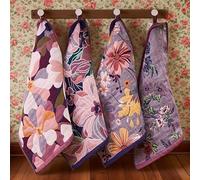 TEMU Pack de 3/4 Toallas de Gasa Jacquard de Capas, Toallas de Absorbentes y Sin Deshilachar para Uso Doméstico, Paños de Cocina, Toallas de Baño con Diseño de Floral