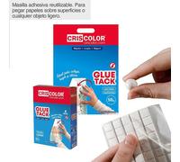 TEMU Pack de Masilla Adhesiva Blanca Reutilizable 50Gr rápido y fácil colgar cualquier que no sea muy pesado sin necesidad de agujeros
