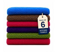 TEMU Pack Paños de Cocina Algodón Absorbentes y Multicolores - Bayetas Multiusos Resistentes para Cocinar, Secar Platos y Limpieza del Hogar, Decorativos y Coloridos