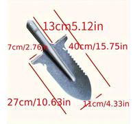 TEMU Pala Integrada de Uso con Sierra Metálica, Ideal para Exteriores y Camping, Sierra para Cortar Árboles, Pala Profunda para Excavar
