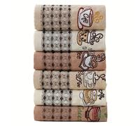 TEMU Paños de cocina Premium de 6 piezas, 100% algodón puro con tejido de , toallas de cocina súper absorbentes, juego de toallas de limpieza reutilizables para el hogar y la cocina