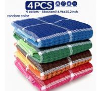 TEMU Paños de Cocina y de Cocina (4 unidades) | Toallas de Cocina | 38 cm cm | Suaves, Absorbentes y Duraderos | Toallas de Limpieza Coloridas, Reutilizables