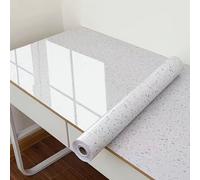 TEMU Papel de de mármol liso adecuado para gabinetes, encimeras, muebles, papel tapiz con de de granito, adhesivo de mármol , papel tapiz impermeable de 15.7" X 118", fácil de instalar