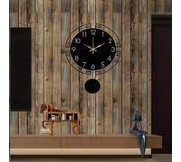 TEMU Papel tapiz autoadhesivo engrosado con veta de madera vintage, pegatina decorativa de pared de panel de madera sintética, papel tapiz texturizado 3D